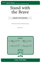 Stand with the Brave SATB choral sheet music cover